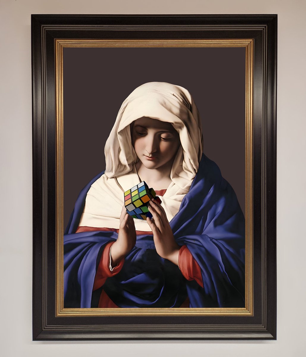 Renaissance Rubik Cube Framed Wall Art - Zestio