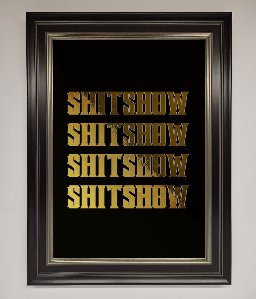 Rude Quote Foil Print - Zestio