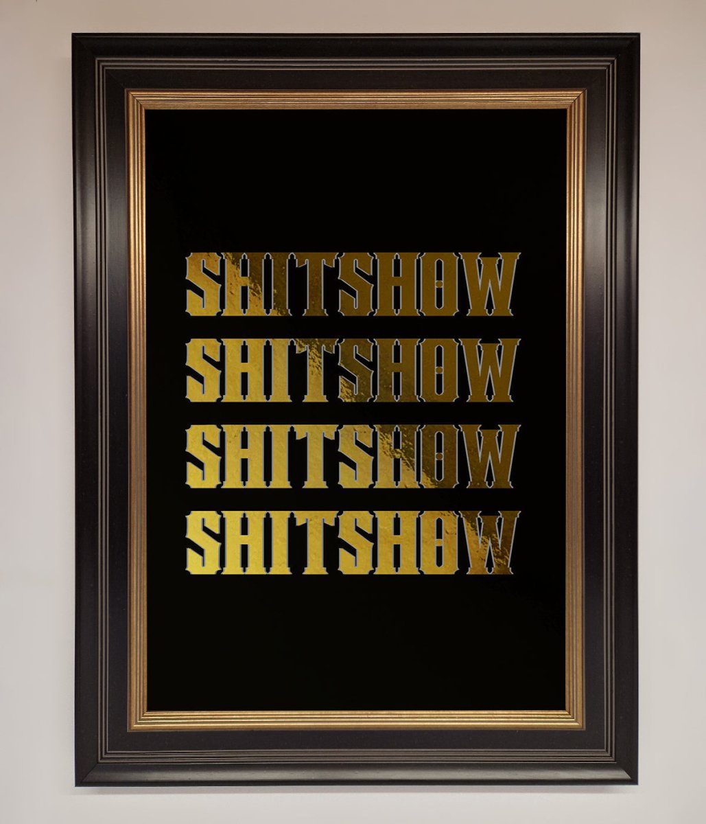 Rude Quote Foil Print - Zestio
