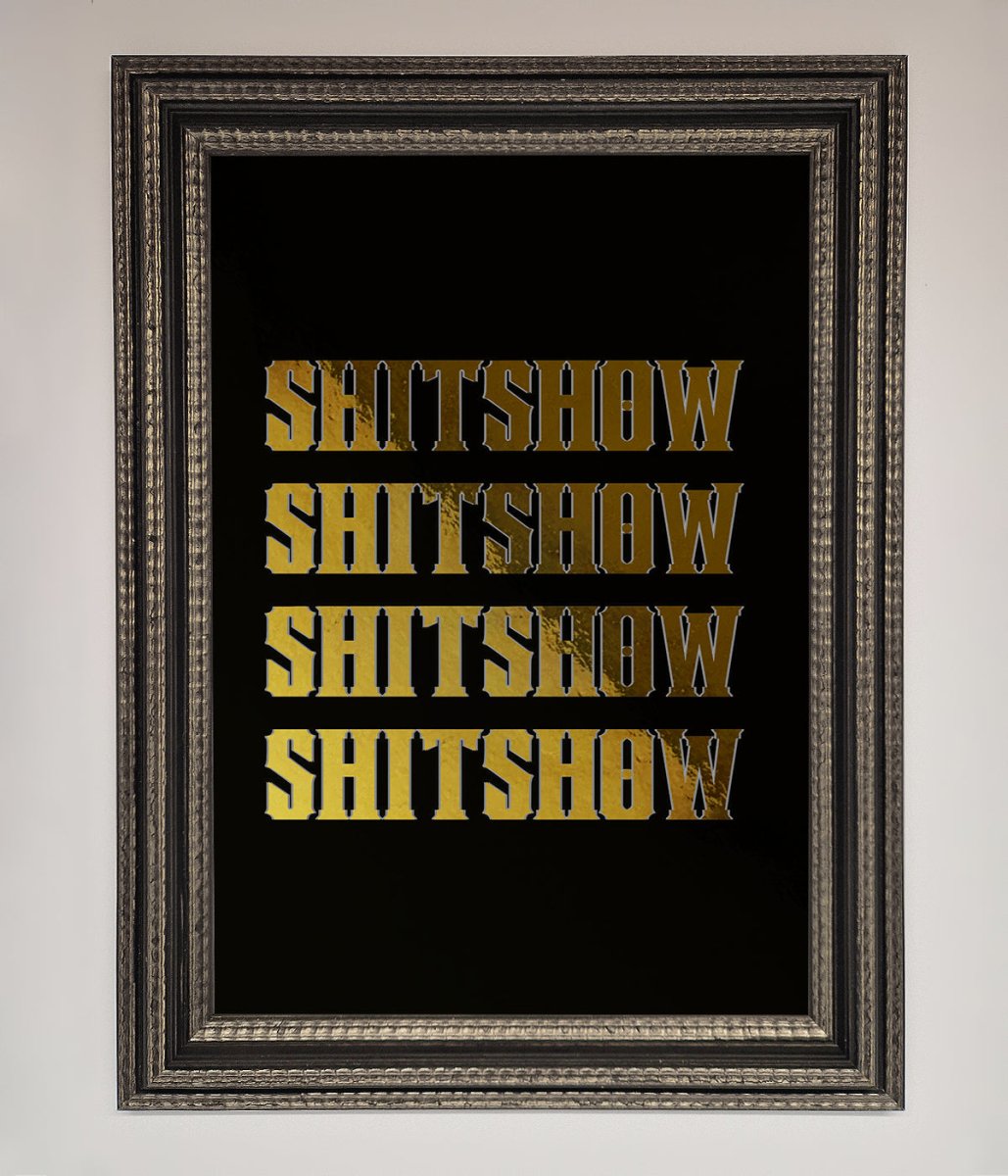 Rude Quote Foil Print - Zestio