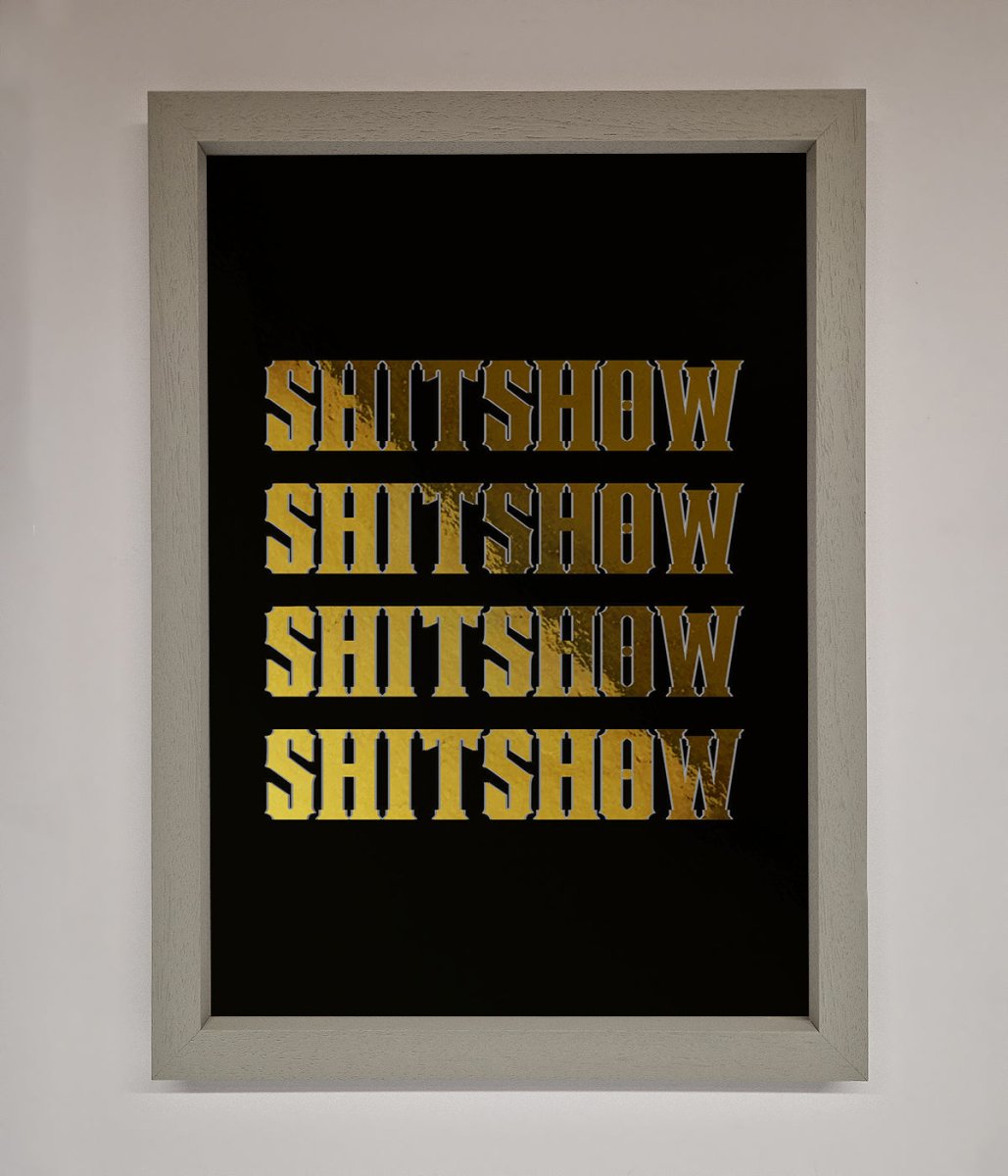 Rude Quote Foil Print - Zestio