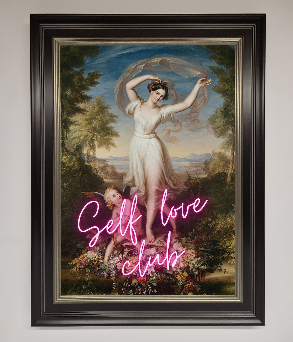 Self Love Club Framed Wall Art - Zestio