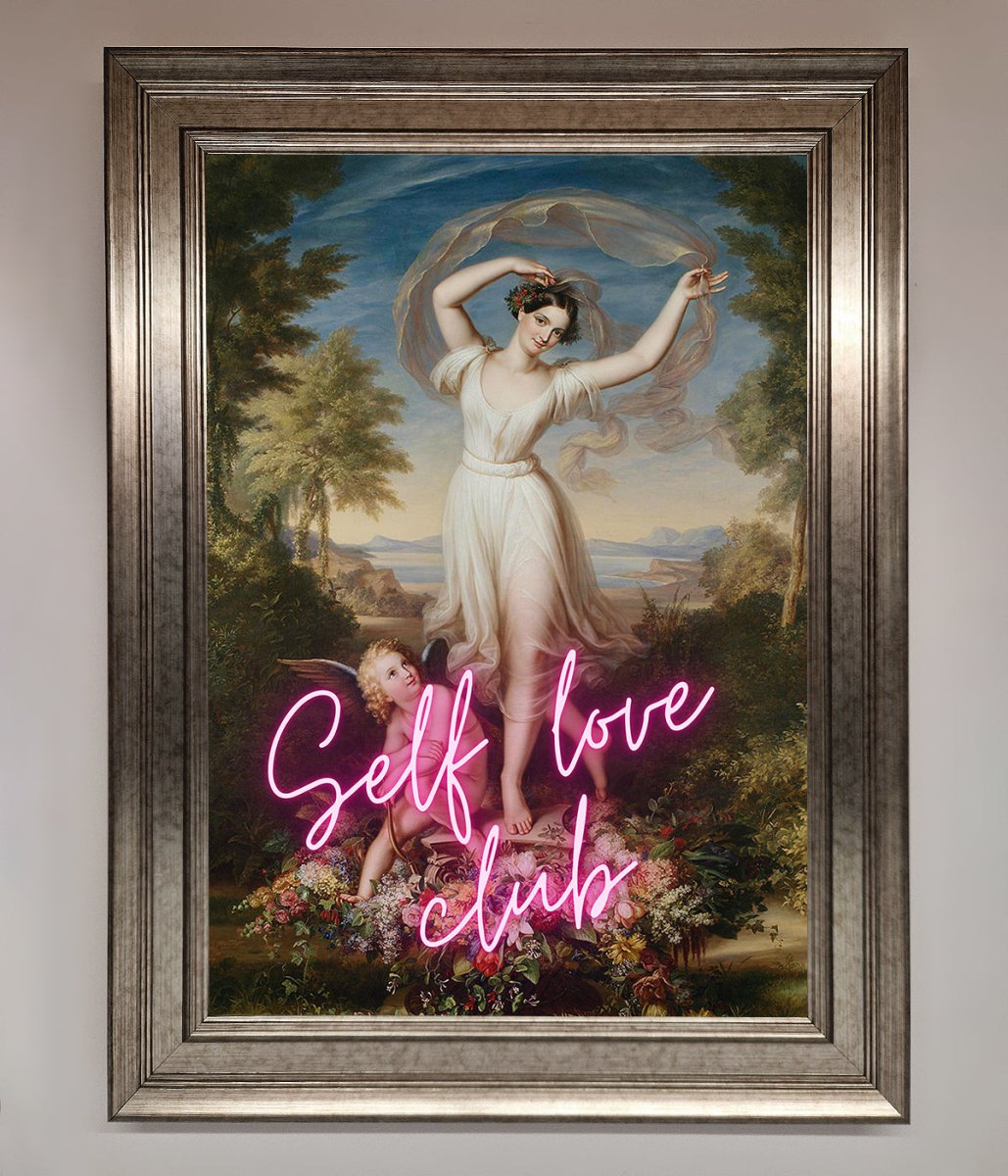 Self Love Club Framed Wall Art - Zestio