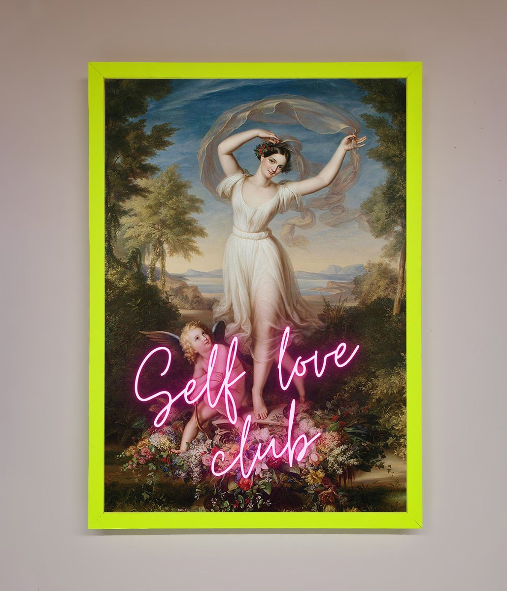 Self Love Club Framed Wall Art - Zestio