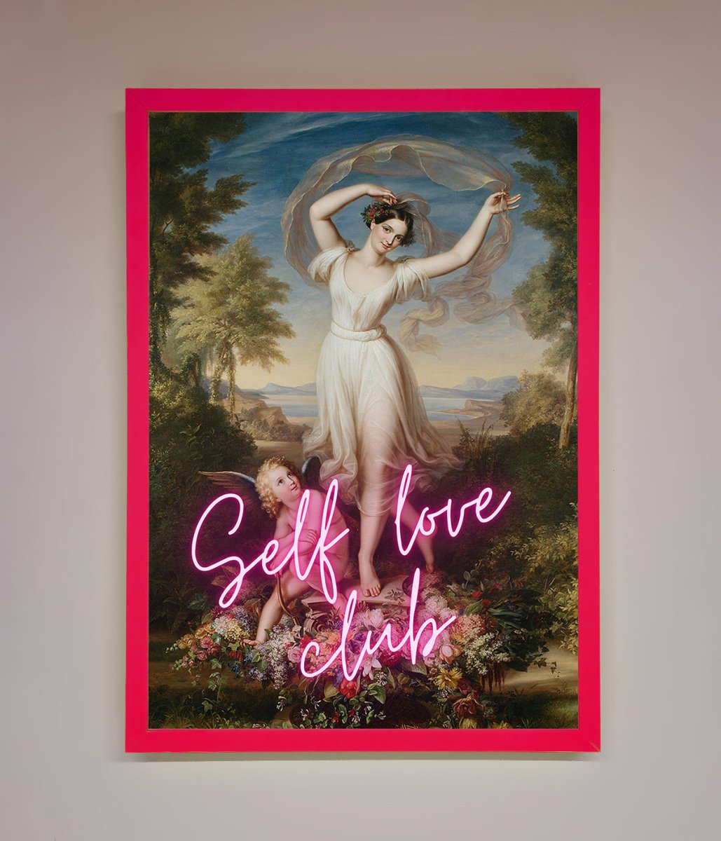 Self Love Club Framed Wall Art - Zestio