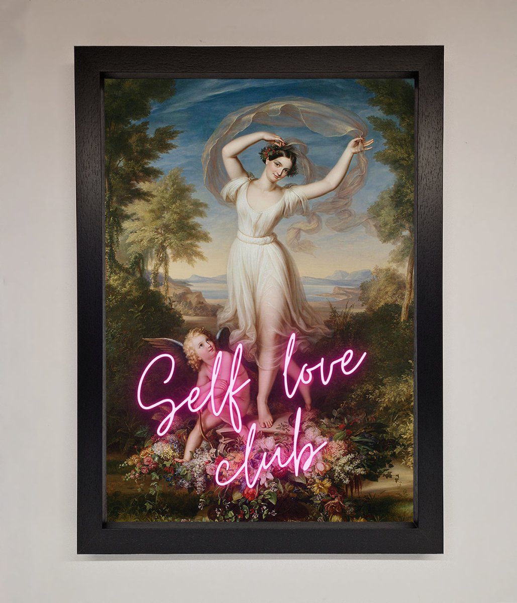 Self Love Club Framed Wall Art - Zestio