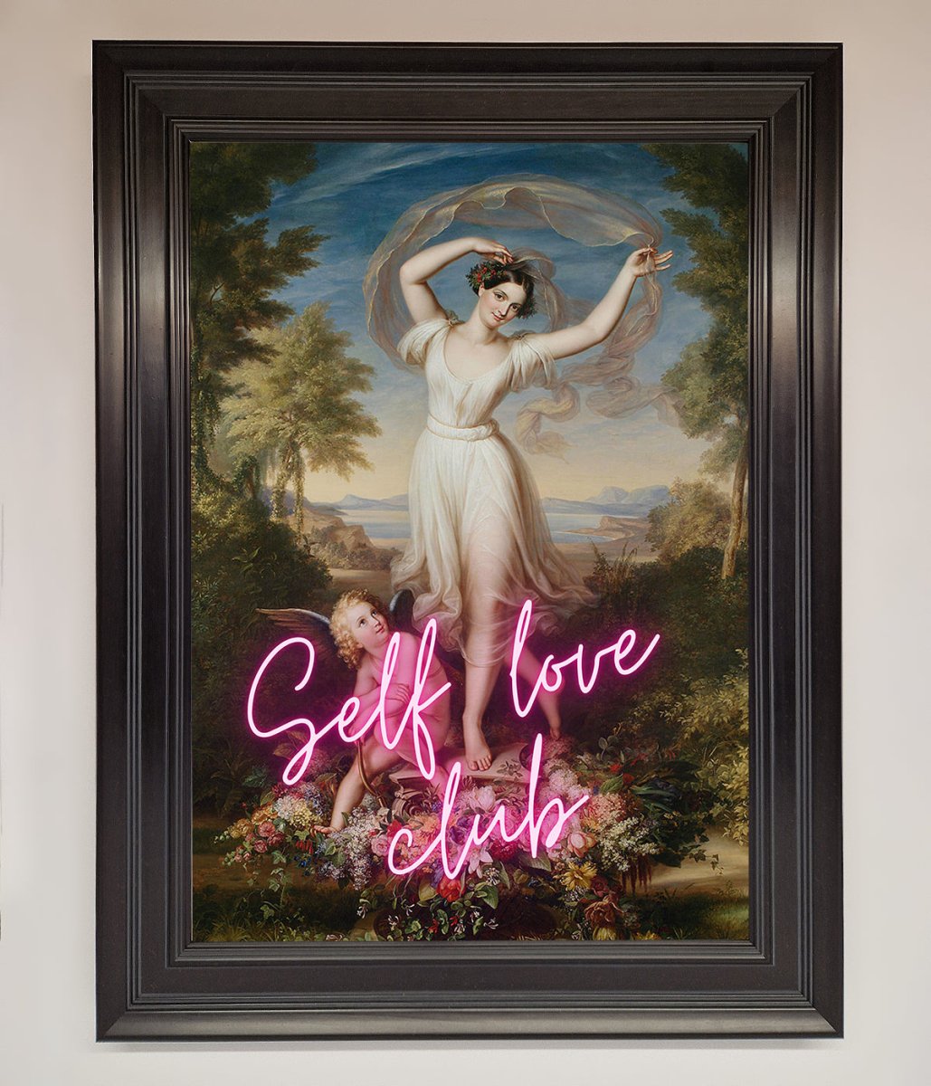 Self Love Club Framed Wall Art - Zestio