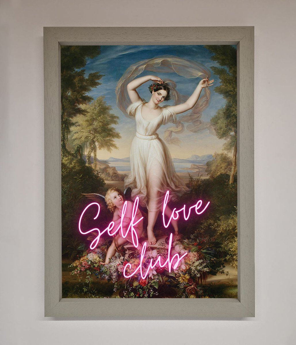 Self Love Club Framed Wall Art - Zestio