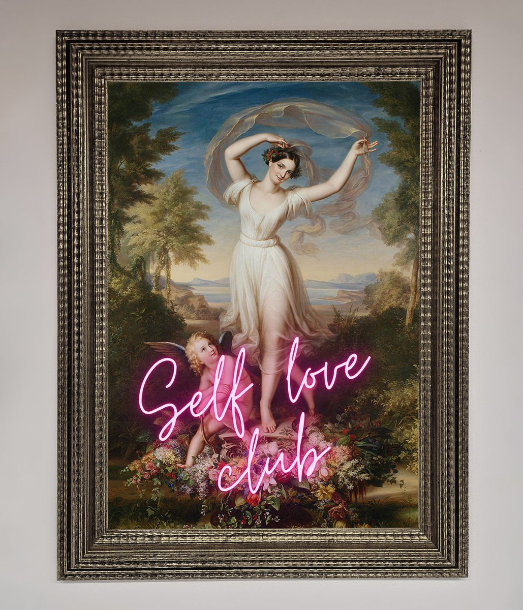 Self Love Club Framed Wall Art - Zestio