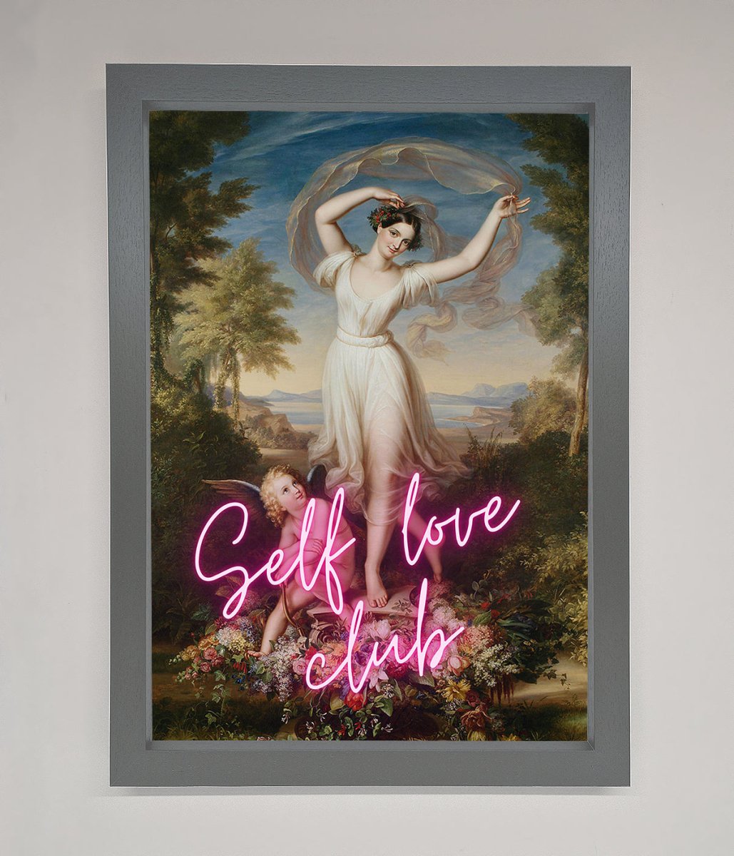 Self Love Club Framed Wall Art - Zestio