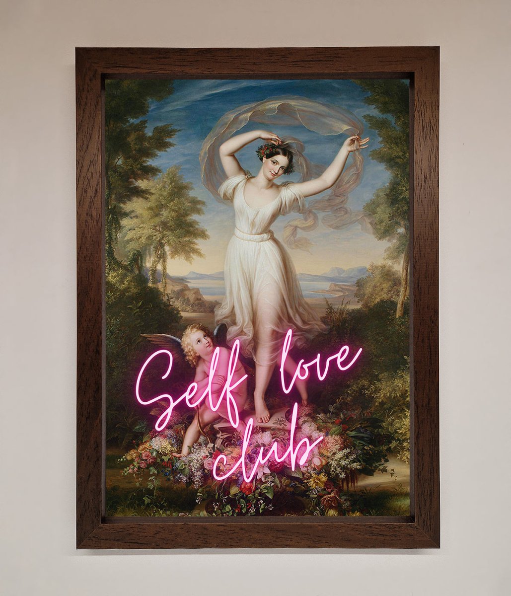 Self Love Club Framed Wall Art - Zestio