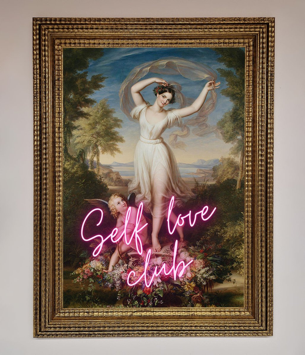 Self Love Club Framed Wall Art - Zestio