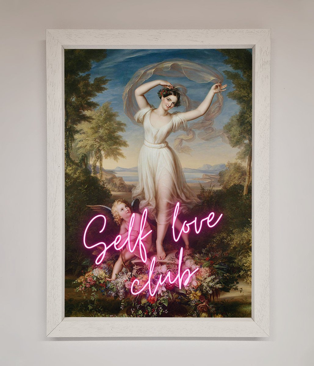 Self Love Club Framed Wall Art - Zestio