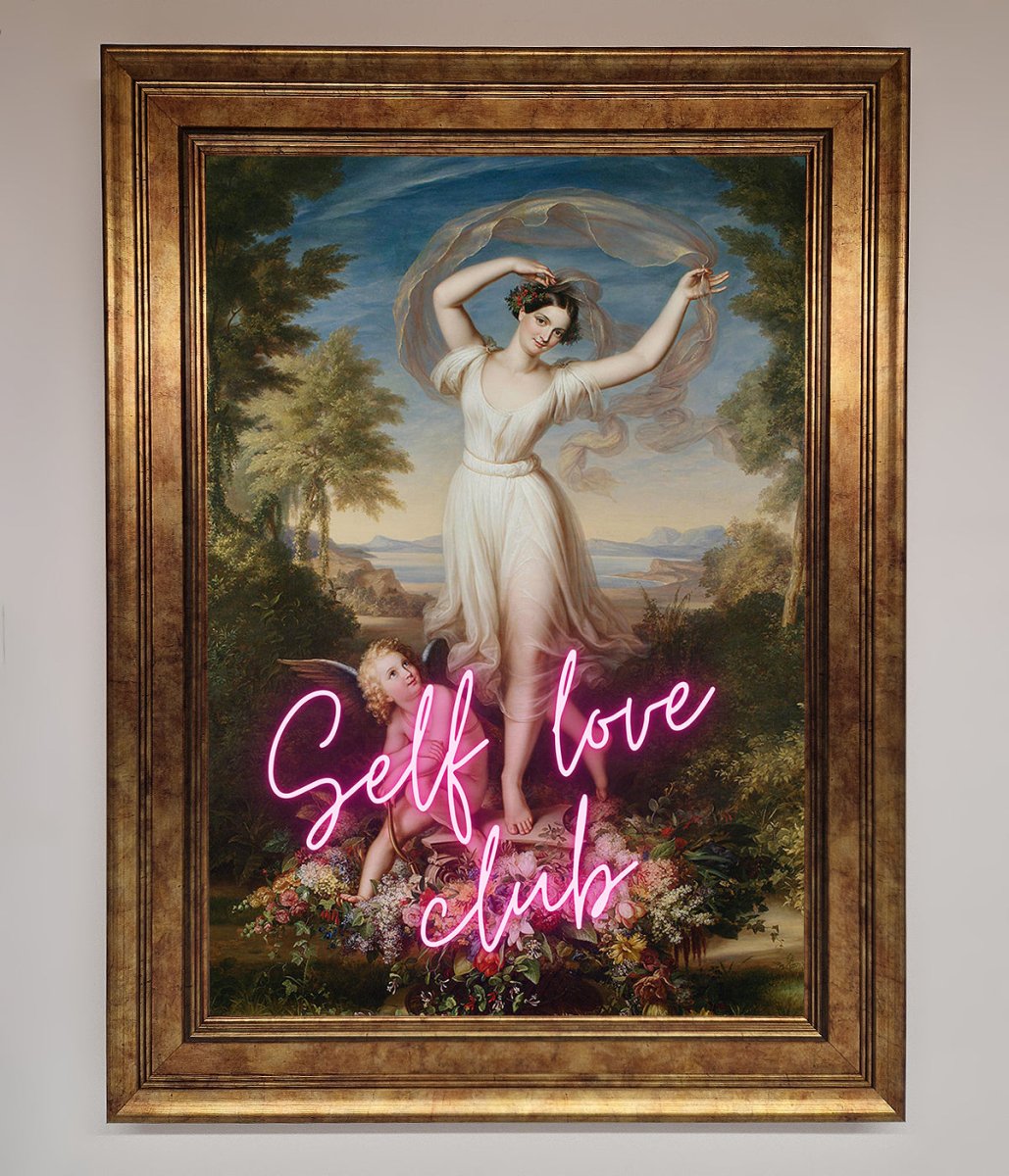 Self Love Club Framed Wall Art - Zestio