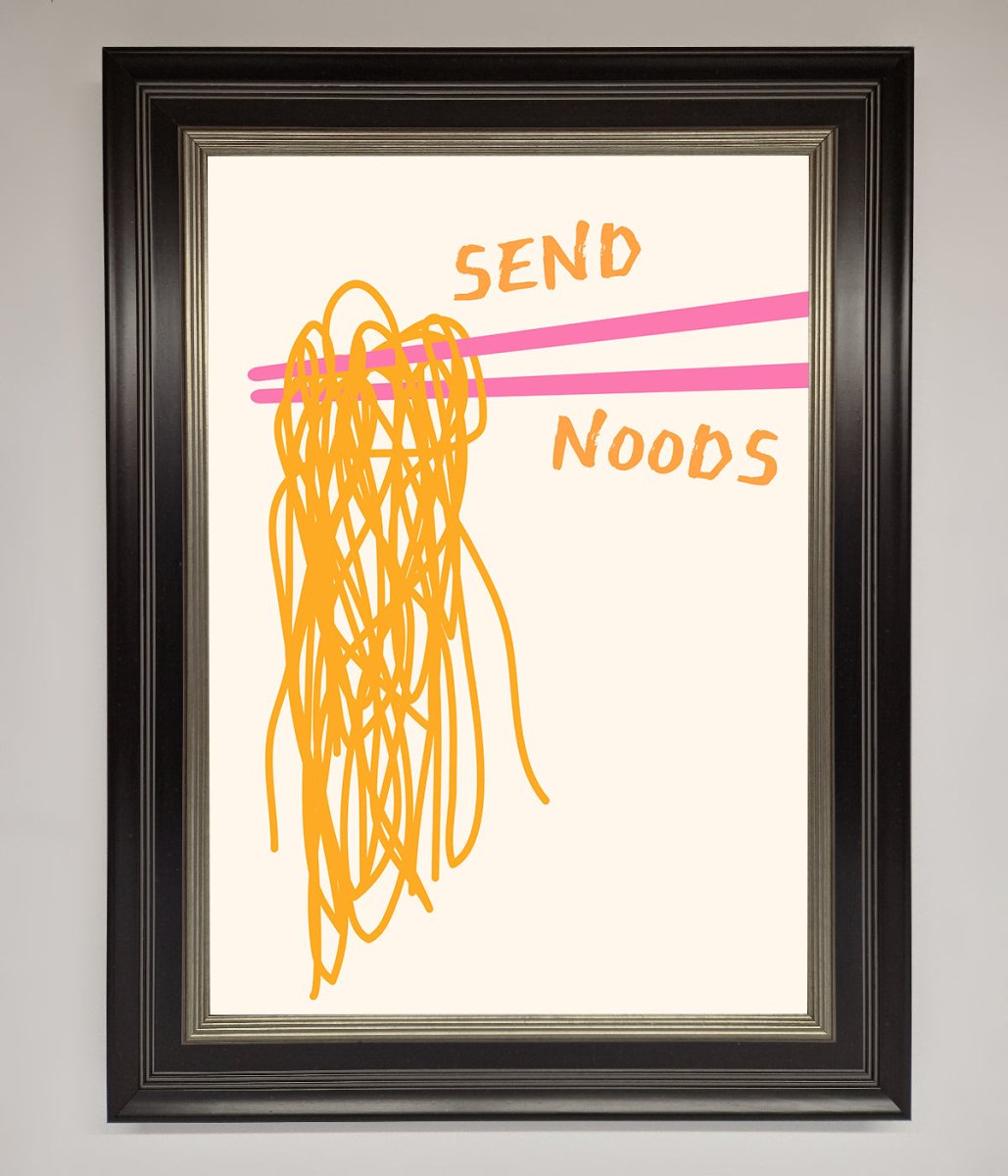 Send Noods Framed Poster - Zestio
