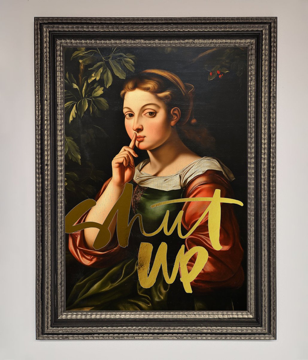 Shutup Foil Print - Zestio
