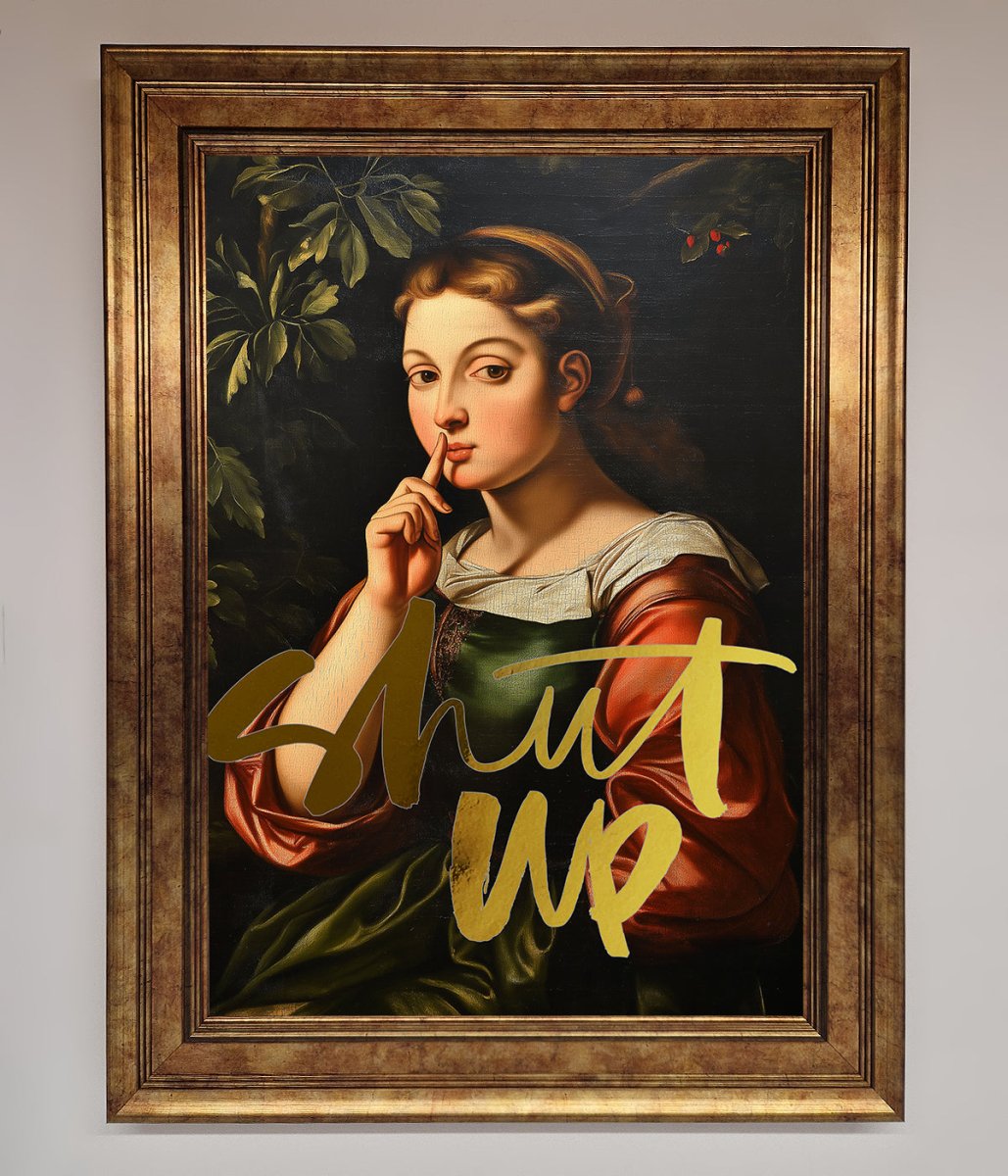 Shutup Foil Print - Zestio