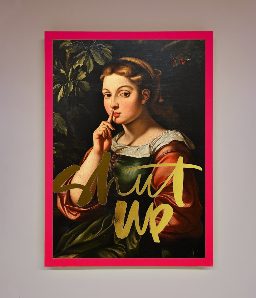 Shutup Foil Print - Zestio