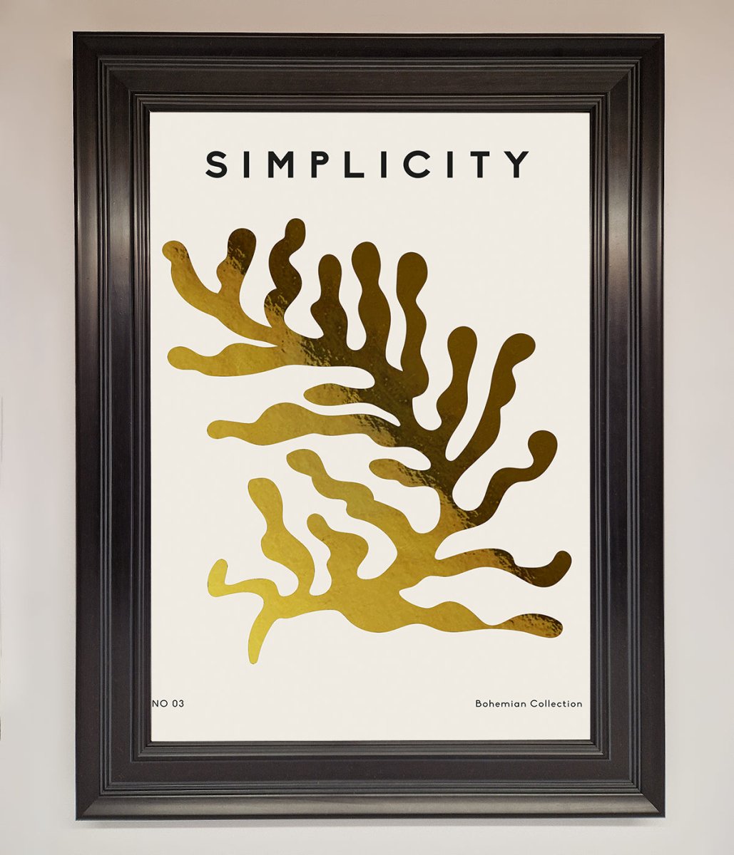 Simplicity Plant Foil Print - Zestio