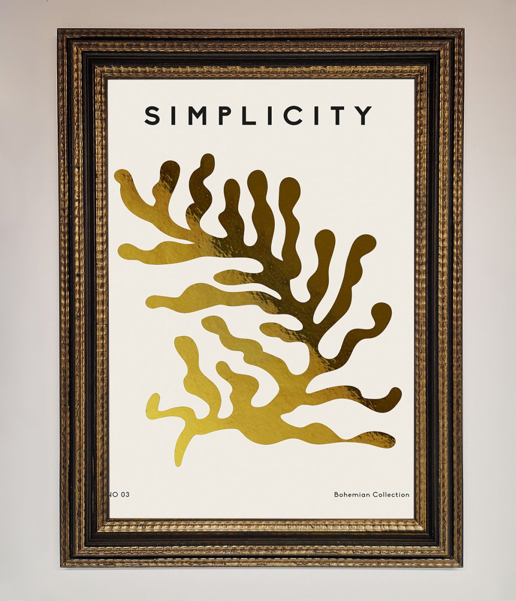 Simplicity Plant Foil Print - Zestio