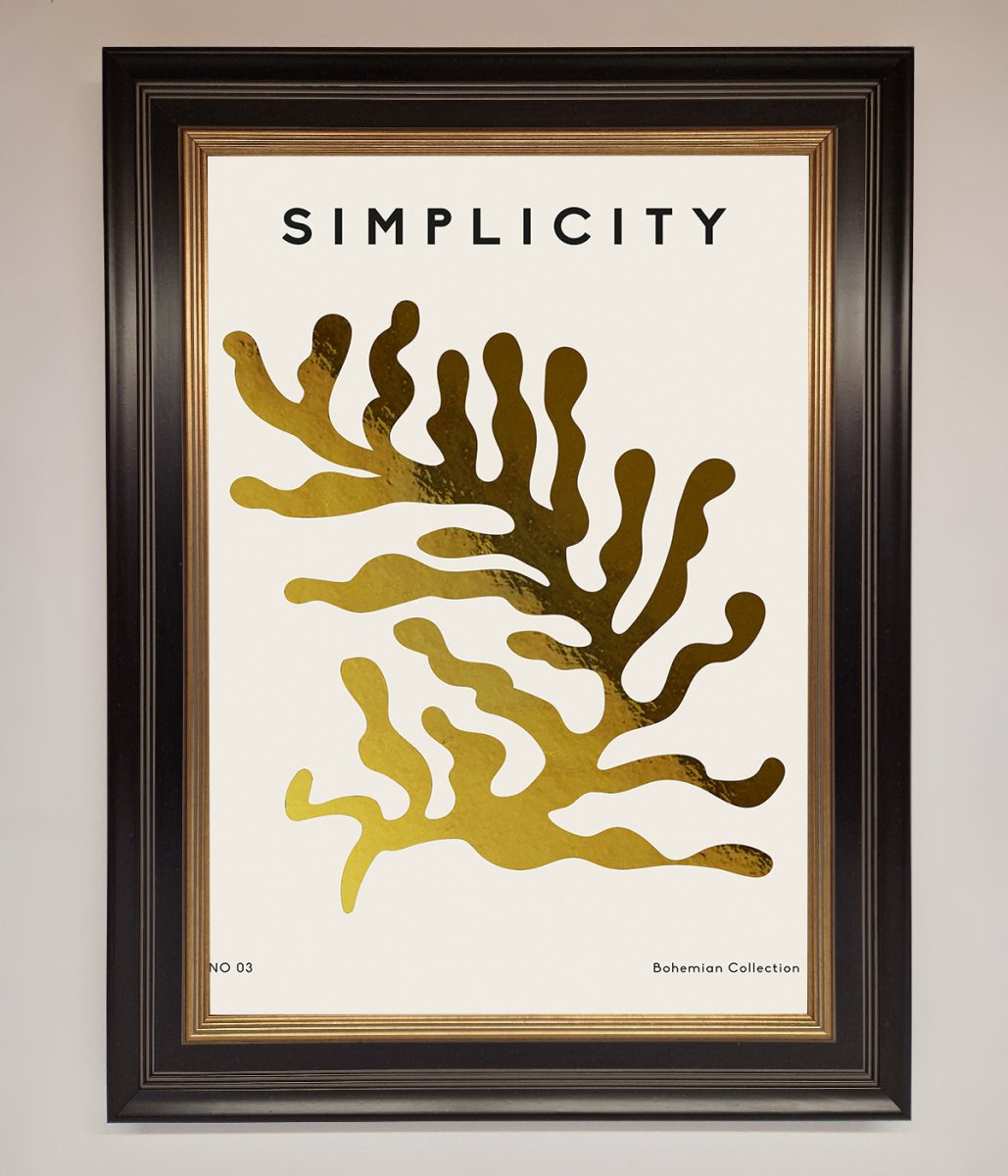 Simplicity Plant Foil Print - Zestio