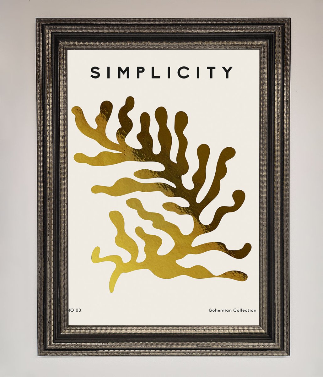 Simplicity Plant Foil Print - Zestio