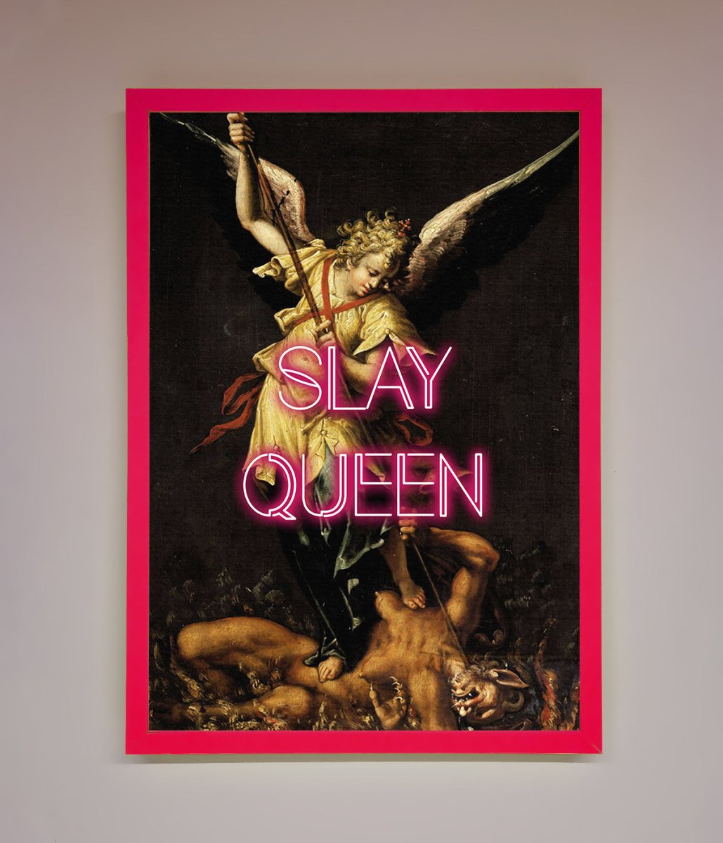 Slay Queen Altered Art Framed Print - Zestio