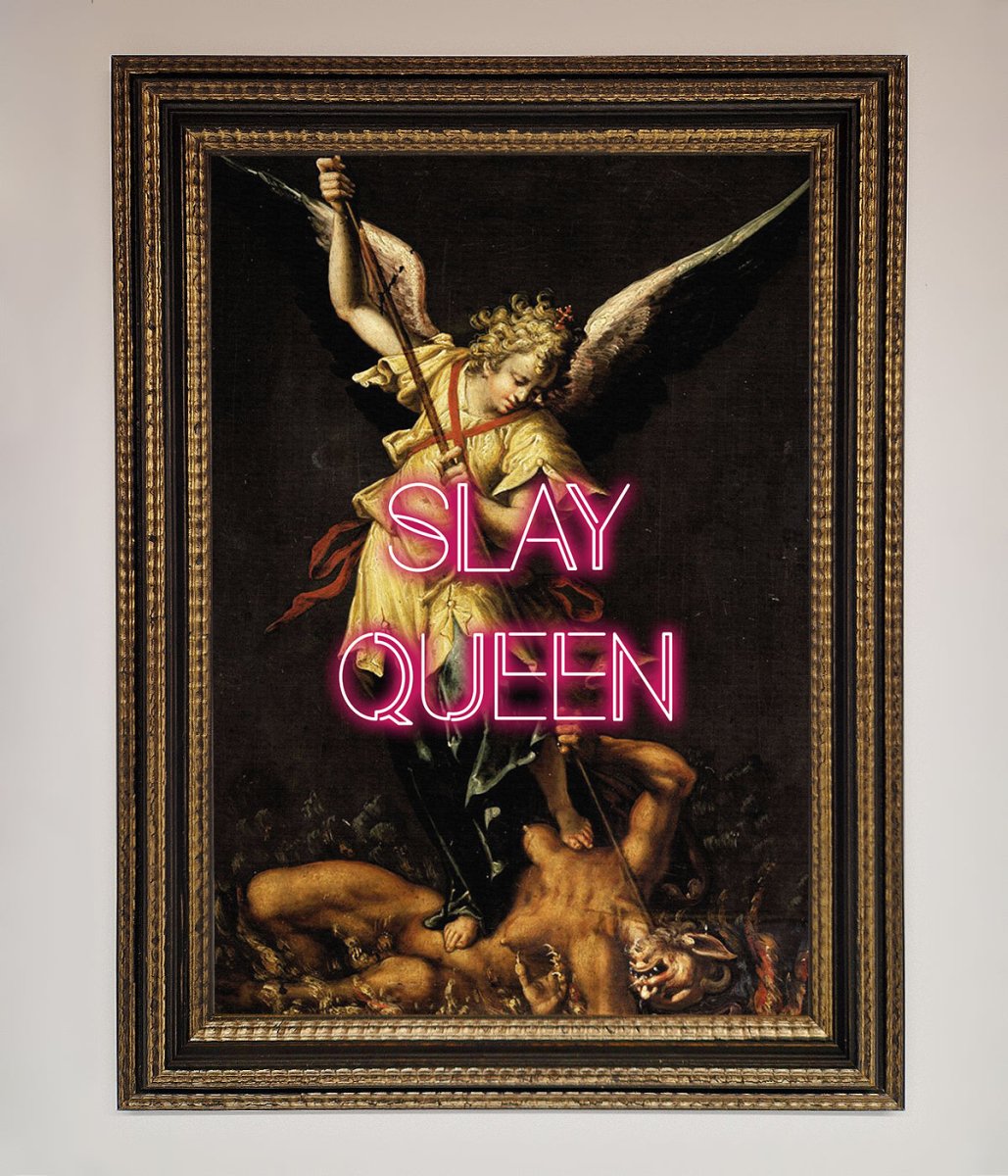 Slay Queen Altered Art Framed Print - Zestio