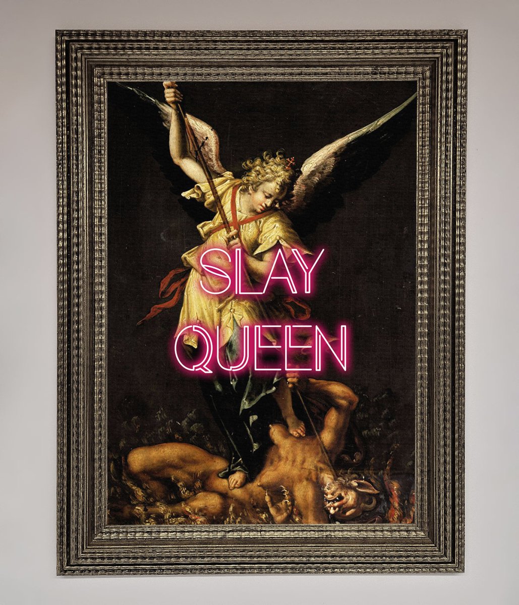Slay Queen Altered Art Framed Print - Zestio