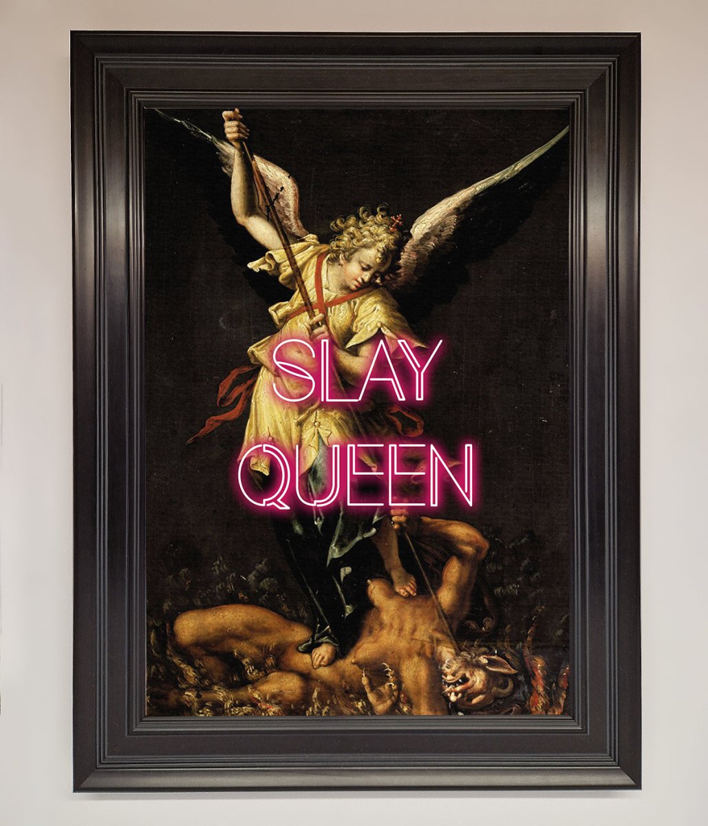 Slay Queen Altered Art Framed Print - Zestio