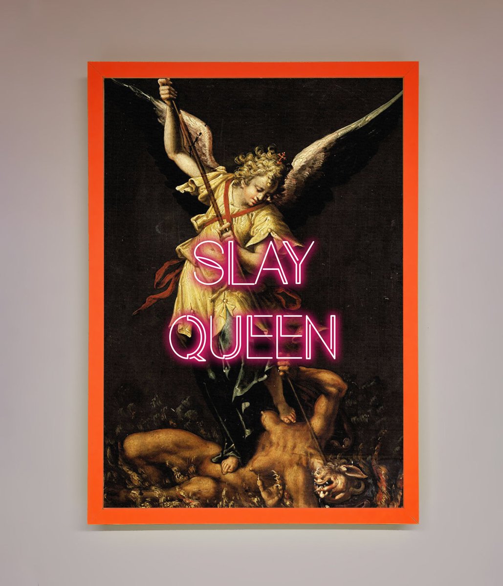 Slay Queen Altered Art Framed Print - Zestio