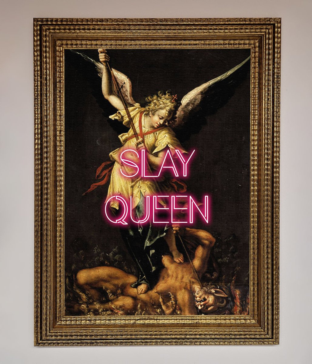 Slay Queen Altered Art Framed Print - Zestio