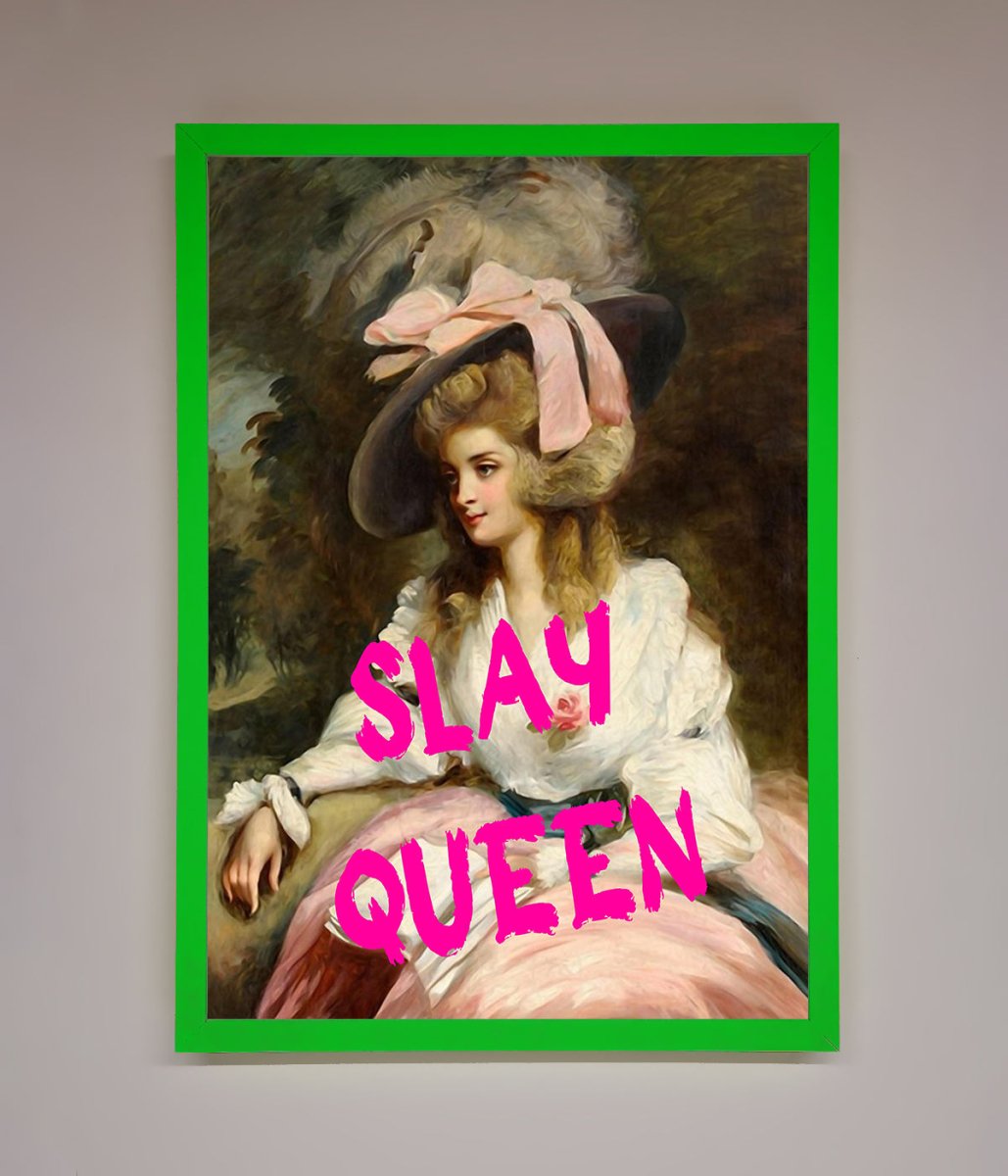 Slay Queen Framed Poster - Zestio