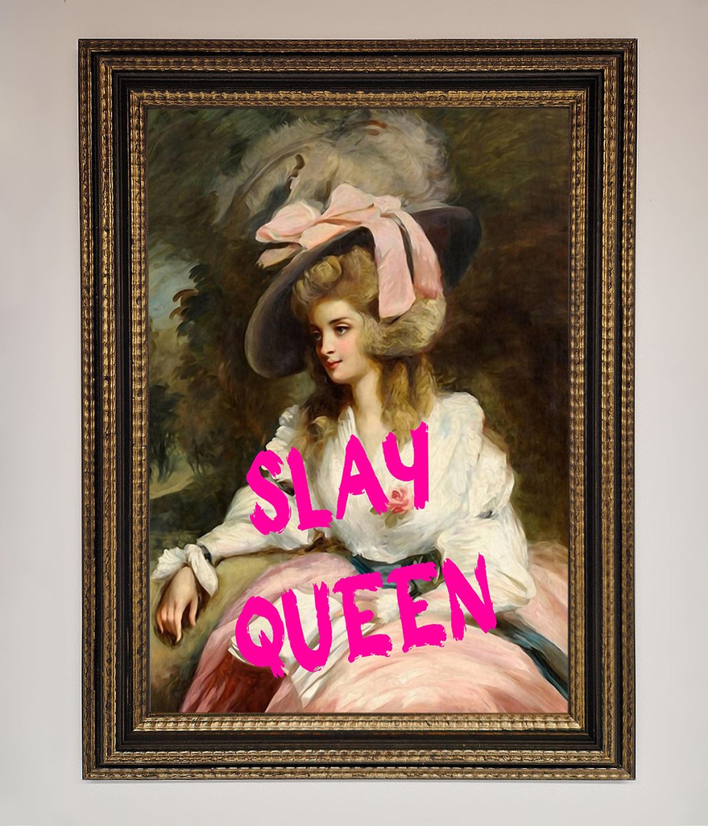 Slay Queen Framed Poster - Zestio