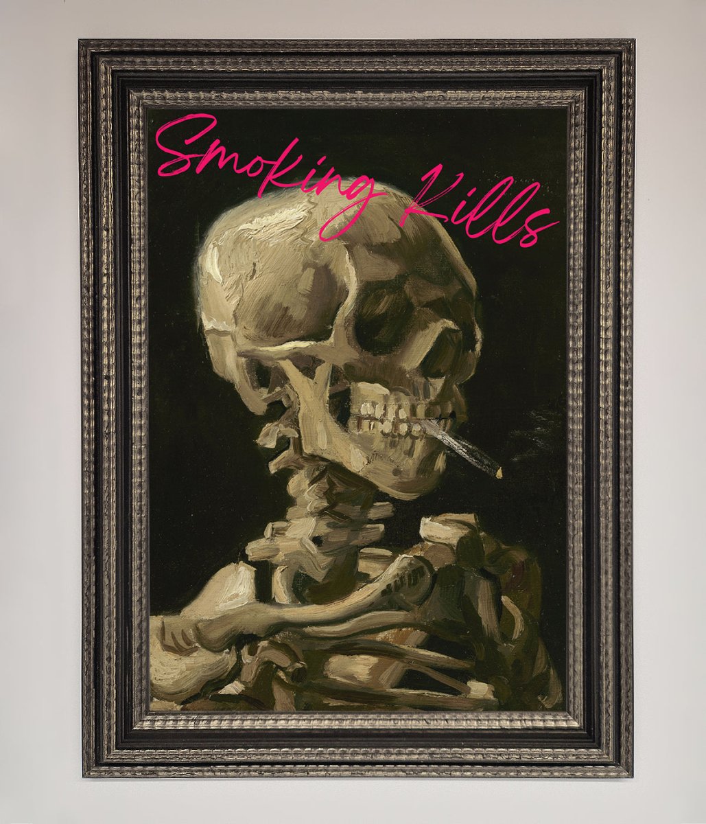 Smoking Kills Framed Wall Art - Zestio