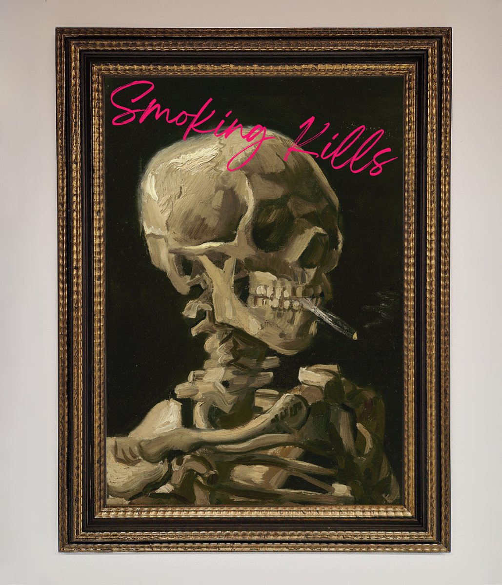 Smoking Kills Framed Wall Art - Zestio