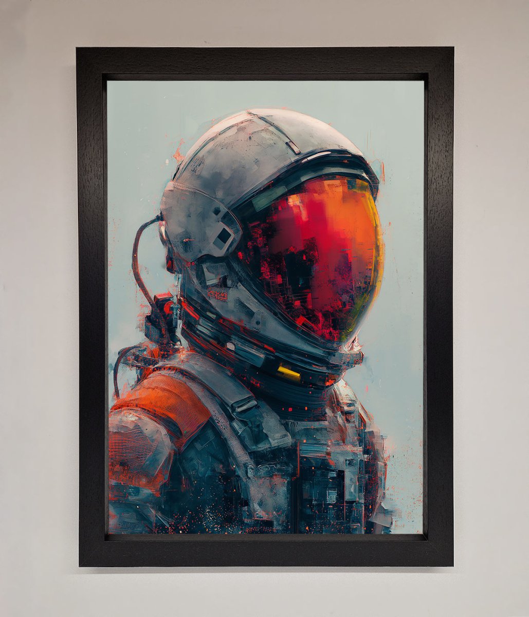 Space Man Framed Wall Art - Zestio