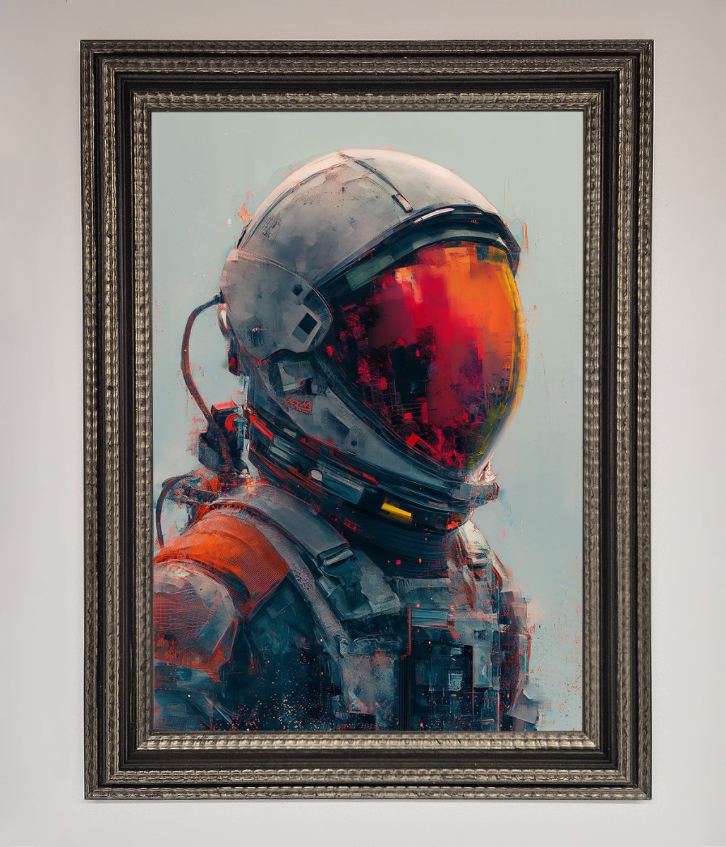 Space Man Framed Wall Art - Zestio