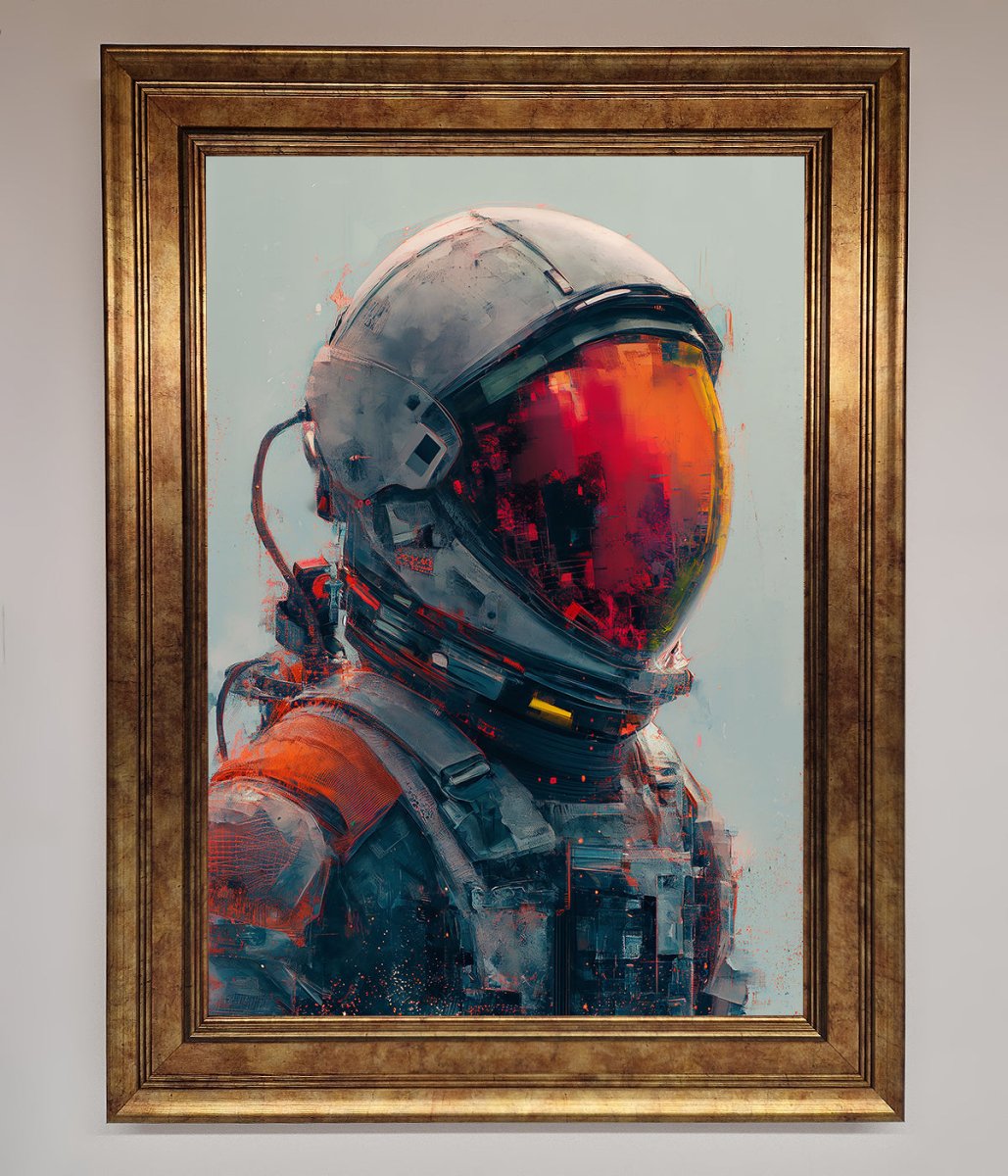 Space Man Framed Wall Art - Zestio