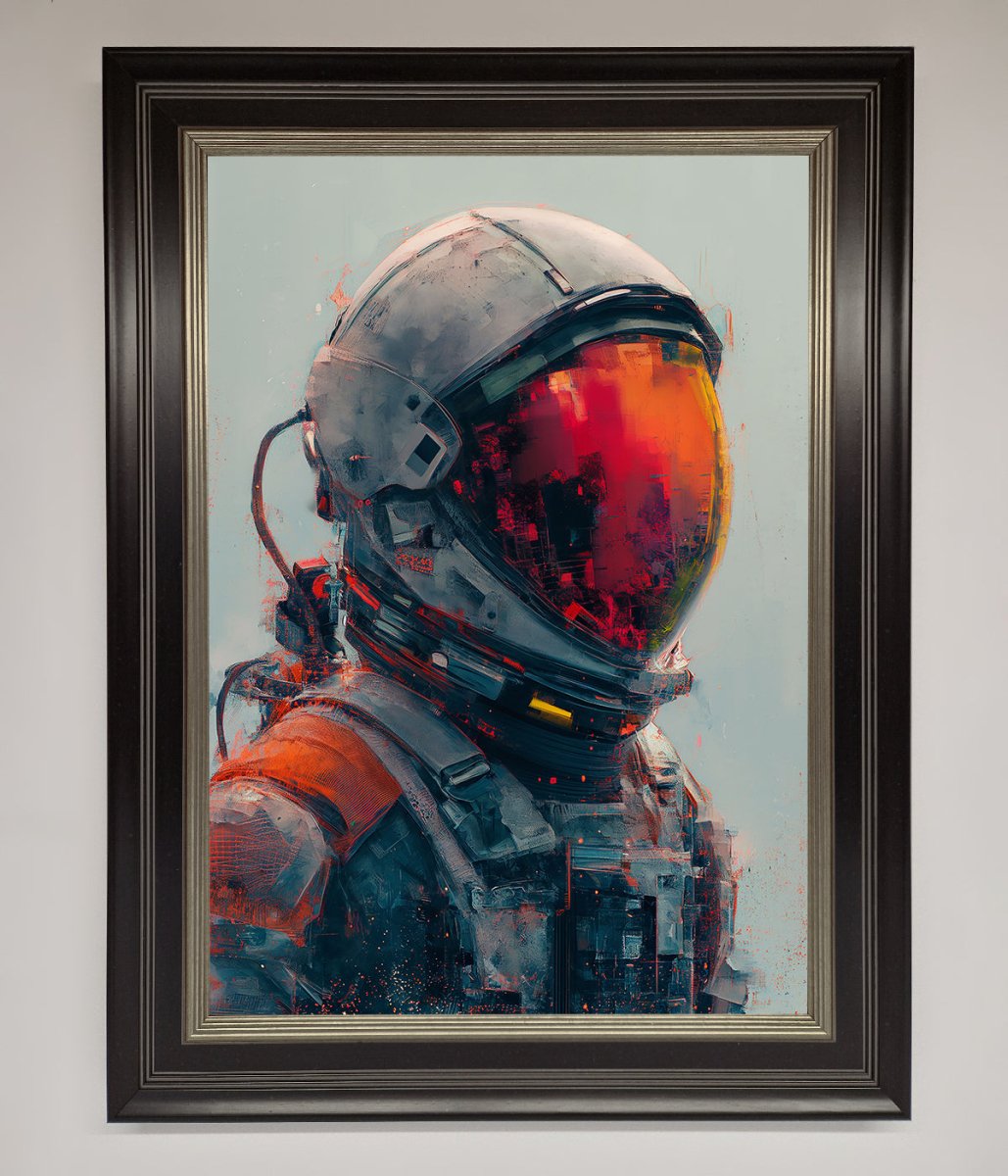 Space Man Framed Wall Art - Zestio