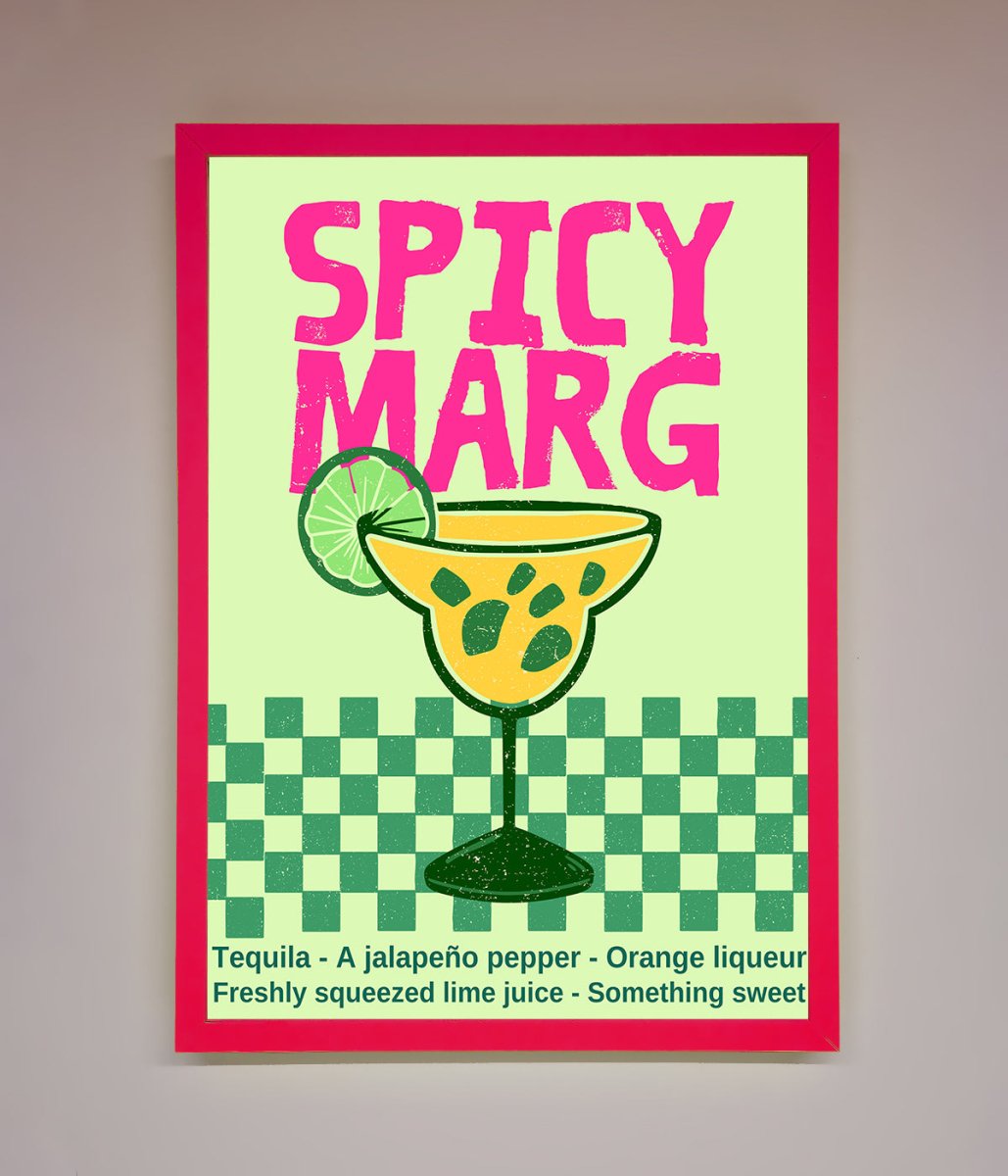 Spicy Marg Framed Poster - Zestio