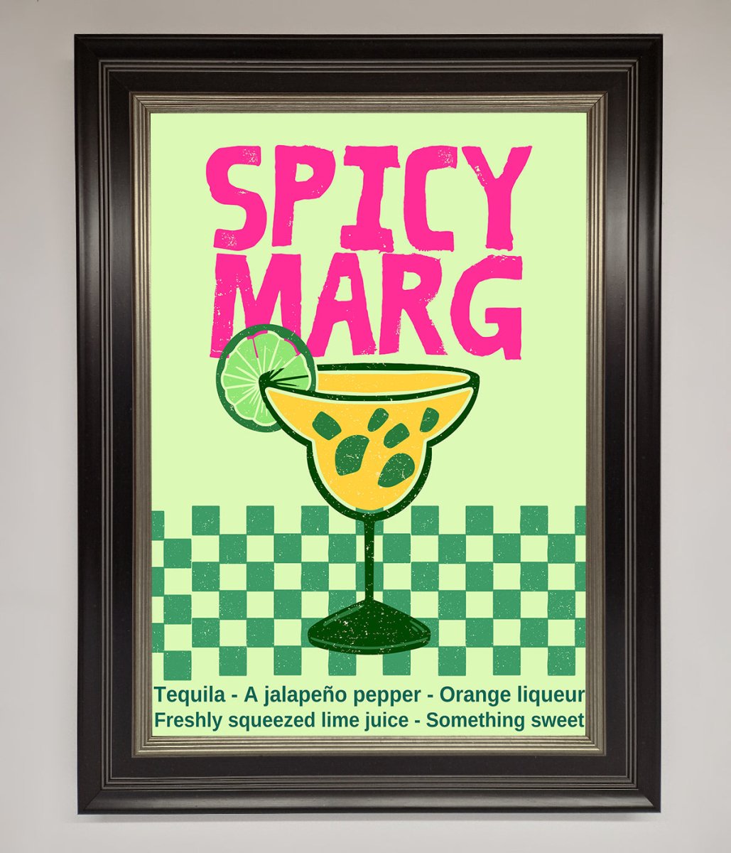 Spicy Marg Framed Poster - Zestio