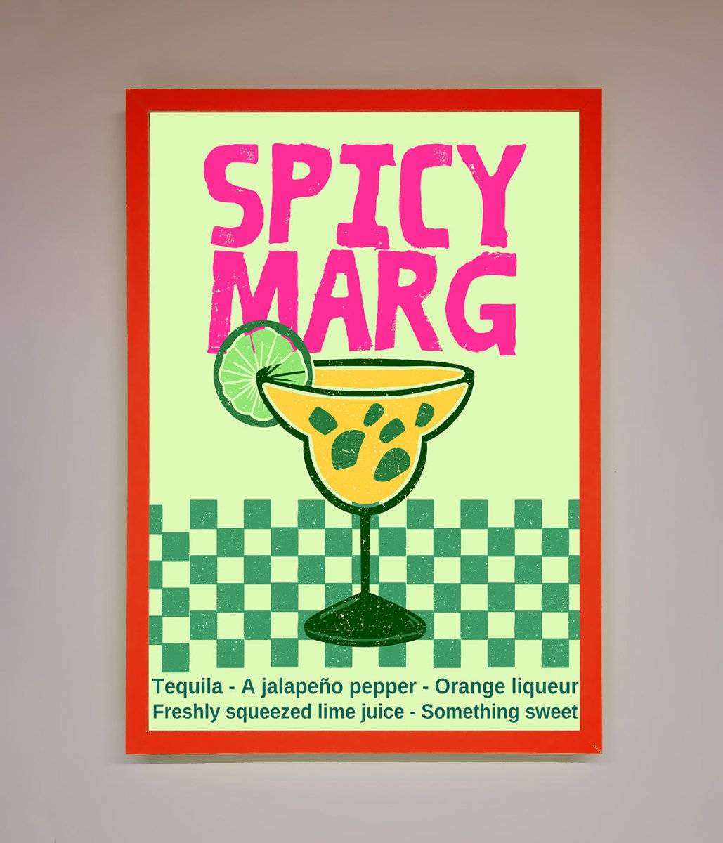 Spicy Marg Framed Poster - Zestio