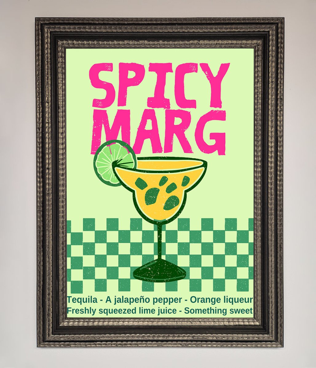 Spicy Marg Framed Poster - Zestio