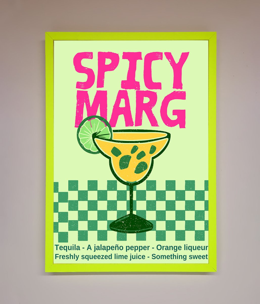 Spicy Marg Framed Poster - Zestio