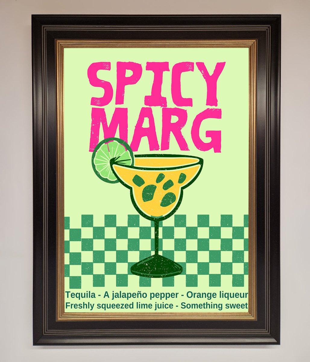 Spicy Marg Framed Poster - Zestio