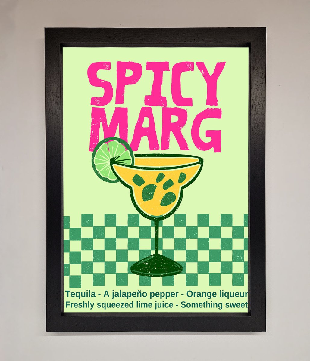 Spicy Marg Framed Poster - Zestio