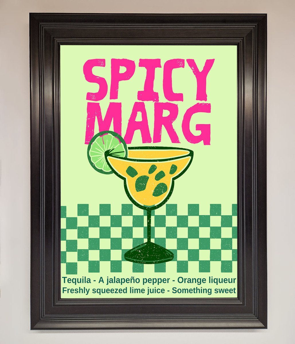 Spicy Marg Framed Poster - Zestio