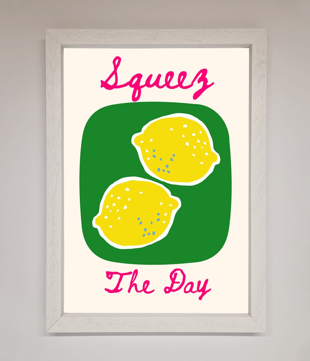 Squeeze The Day Framed Poster - Zestio