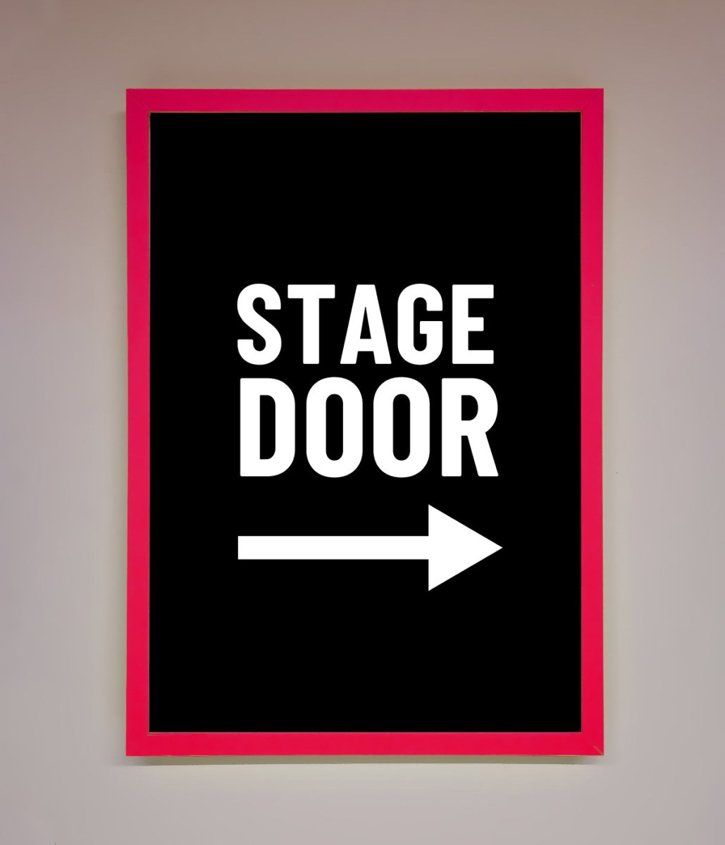 Stage Door Framed Print - Zestio